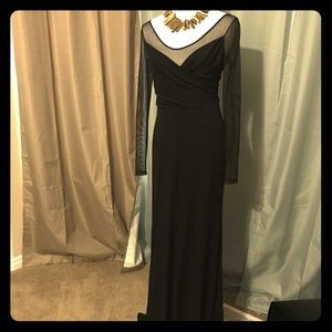 Vera Wang elegant evening gown sleeves size 6